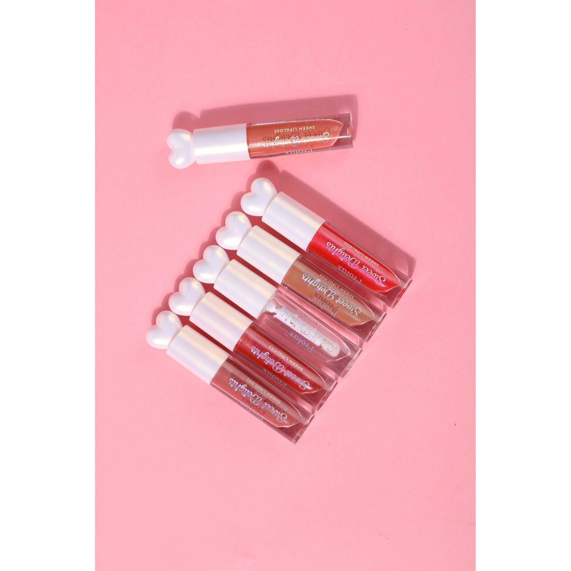 Prolux Sweet Delights Sheen Lip Gloss, high shine lip gloss, cherry lip gloss, scented lip gloss