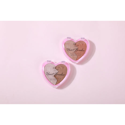 PxLook HeartBreaker Highlighter and Bronzer Duo, bronzer and highlighter duo