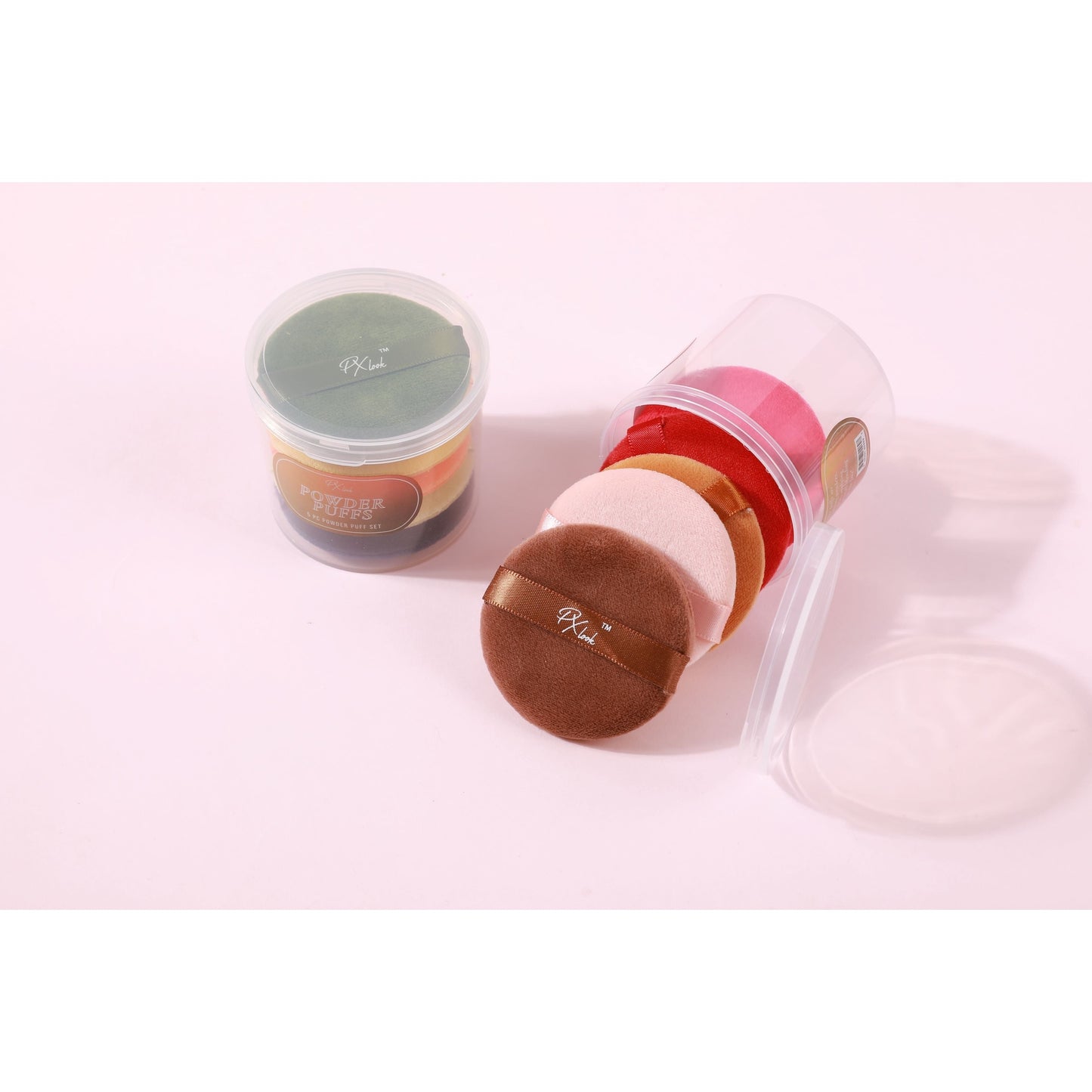 PxLook Powder Puffs 5pc Set, powder puffs, powder puff set, makeup powder puffs