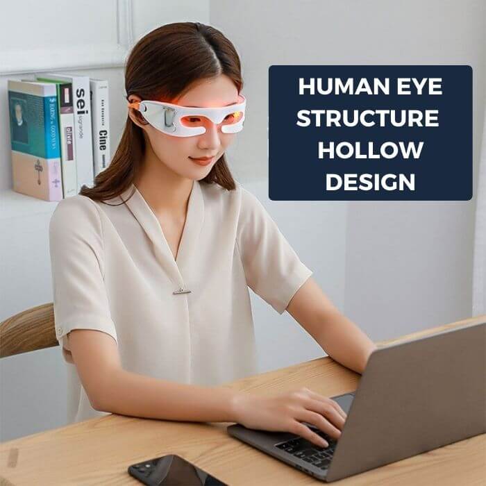 Therapeutic Eye Massager for Dark Circles, Puffiness, and Under-Eye Bags