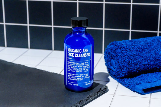 Limpiador facial de ceniza volcánica