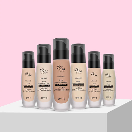 PxLook Silky Milk Foundation, stylish silky milk foundation