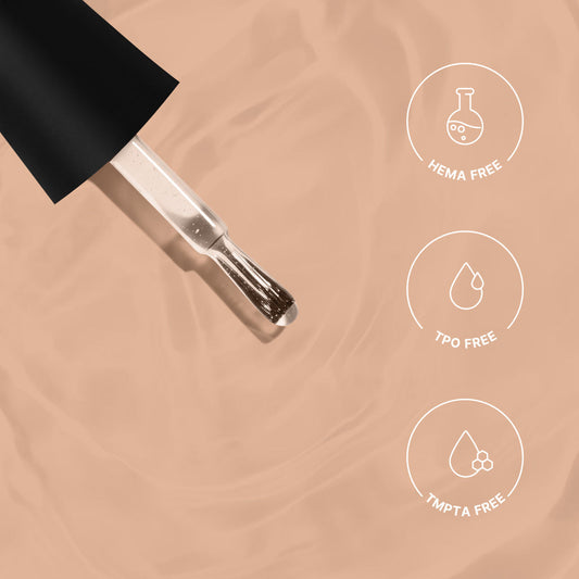 Gel de fibra de vidrio beige