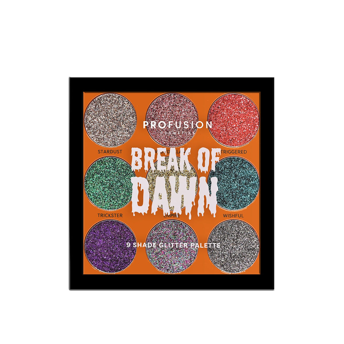 Spookarama | Paleta de brillo prensado de 9 tonos Break of Dawn