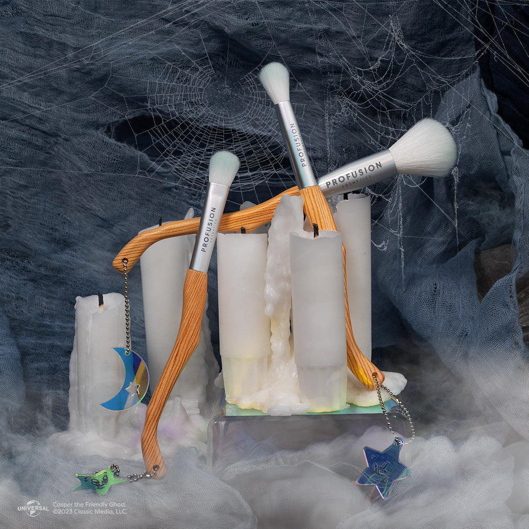 Casper the Friendly Ghost | Friendly Blend 3 PC Eye & Face Brush Set