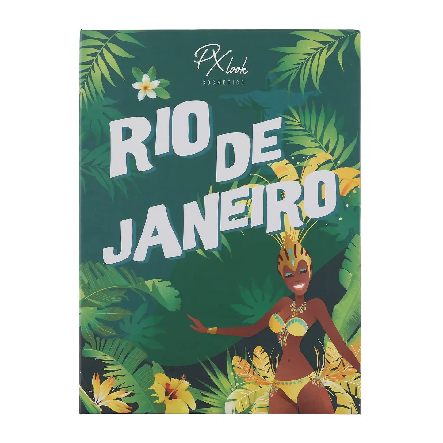Rio De Janeiro Eyeshadow Palette, Best Eyeshadow Palette, shimmer eyeshadow palette, matte eyeshadow palette, colorful eyeshadow palette.