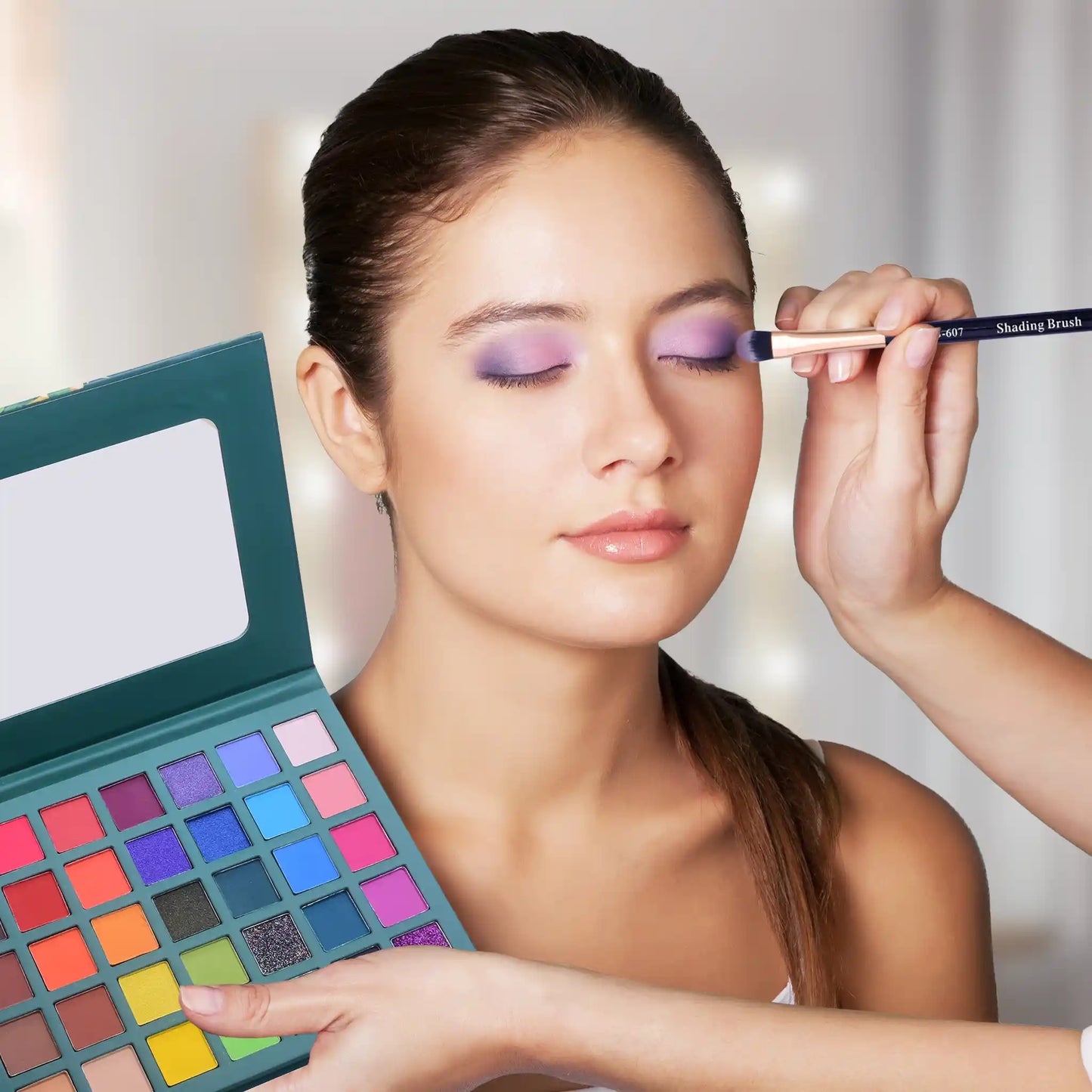 Rio De Janeiro Eyeshadow Palette, Best Eyeshadow Palette, shimmer eyeshadow palette, matte eyeshadow palette, colorful eyeshadow palette.