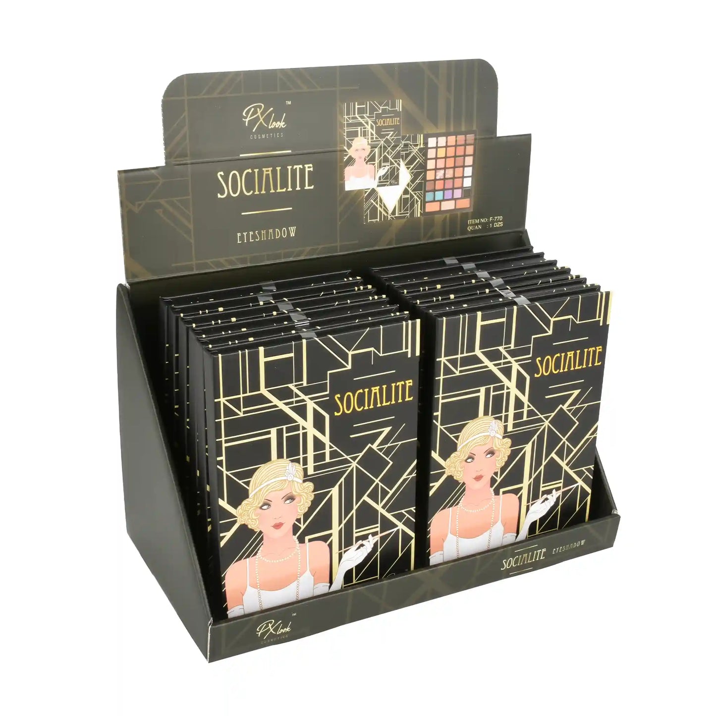 Gatsby Socialite Eyeshadow Palette, High-Pigment Eyeshadow Palette, Best eyeshadow palette