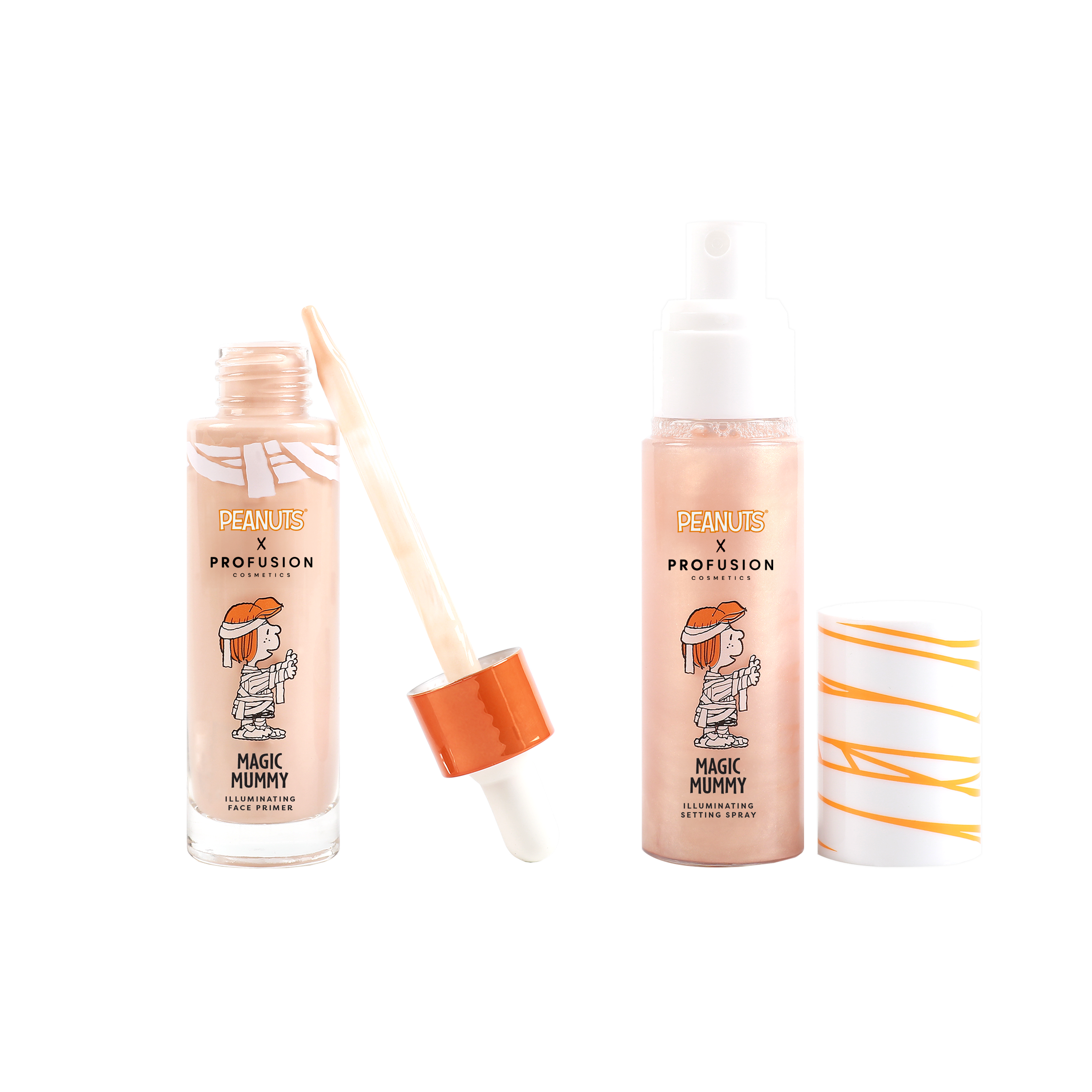 Peanuts Halloween | Magic Mummy Illuminating Face Primer & Setting Spray Set