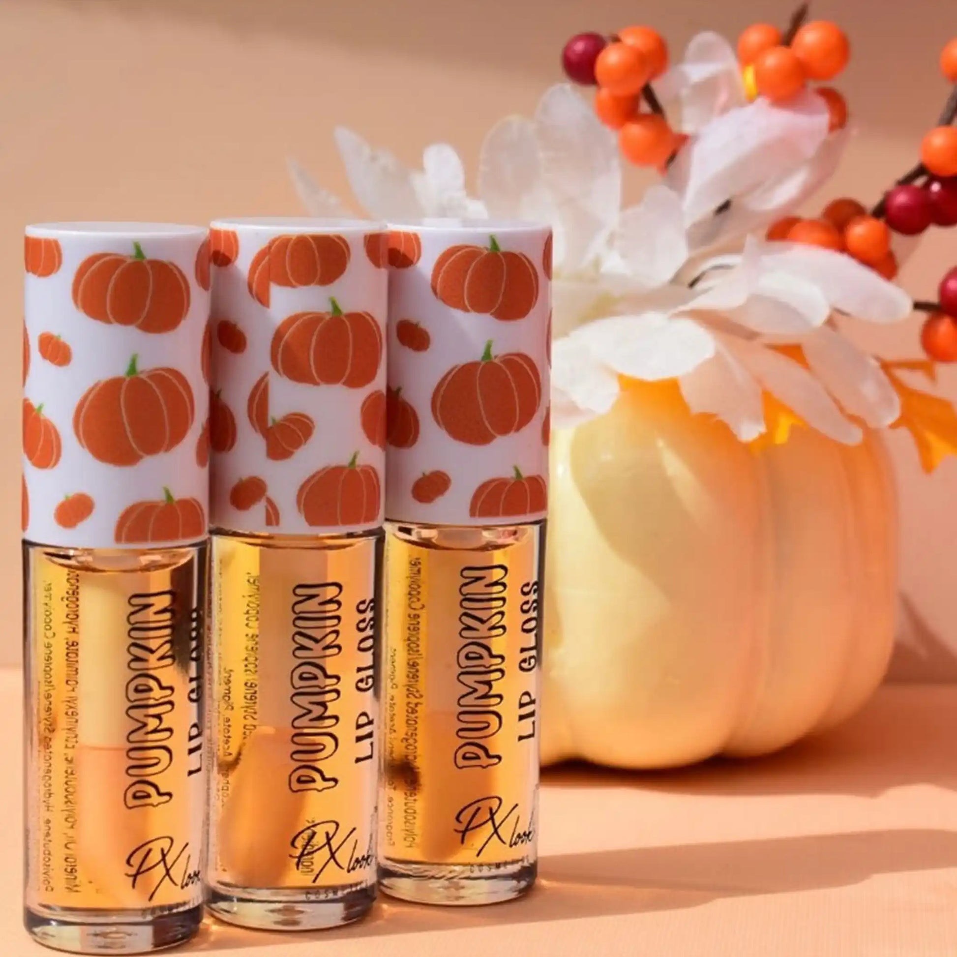 Halloween Lip Gloss, pumpkin