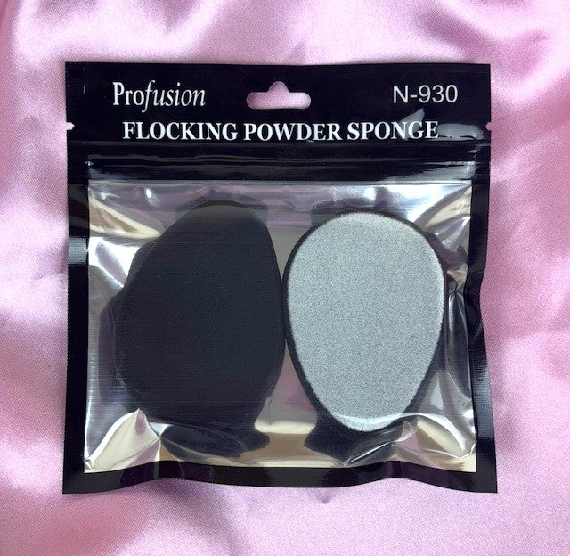 Profusion Flocking Powder Sponge, powder makeup sponge, makeup blending sponge, cosmetic blending sponge