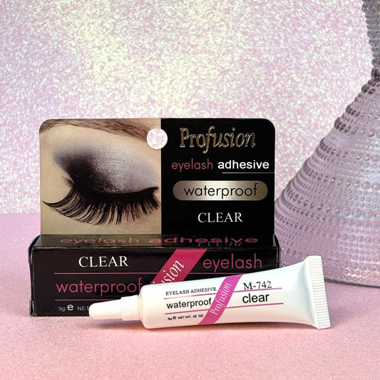 Profusion Waterproof Eyelash Adhesive,  clear lash adhesive, eyelash adhesive waterproof