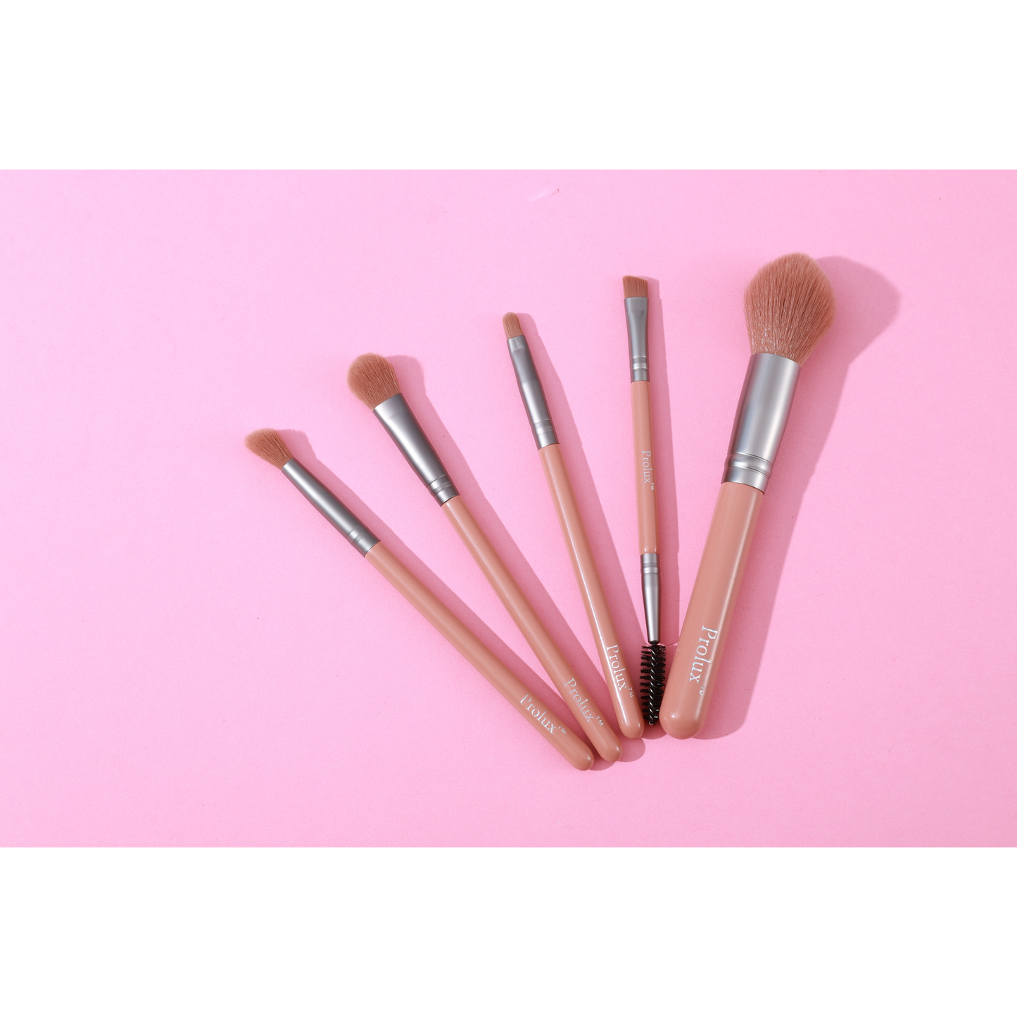 Makeup Brush Set: 5pc count