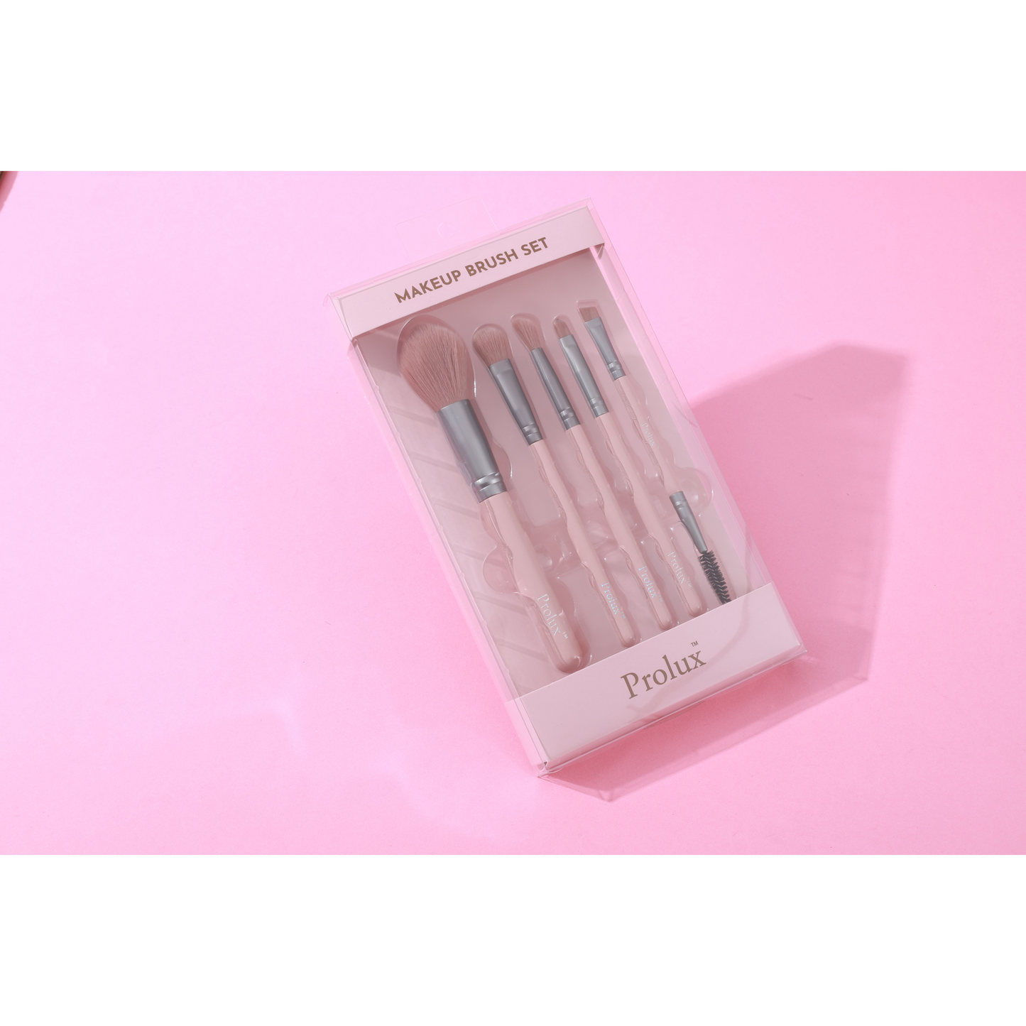 Makeup Brush Set: 5pc count