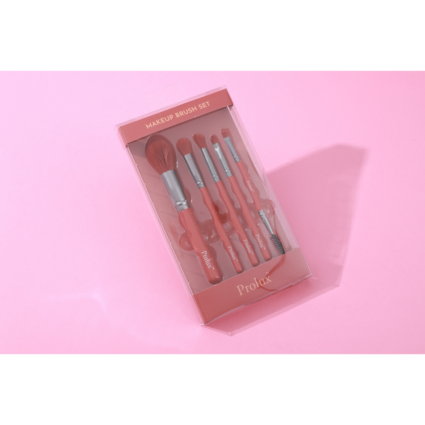 Makeup Brush Set: 5pc count