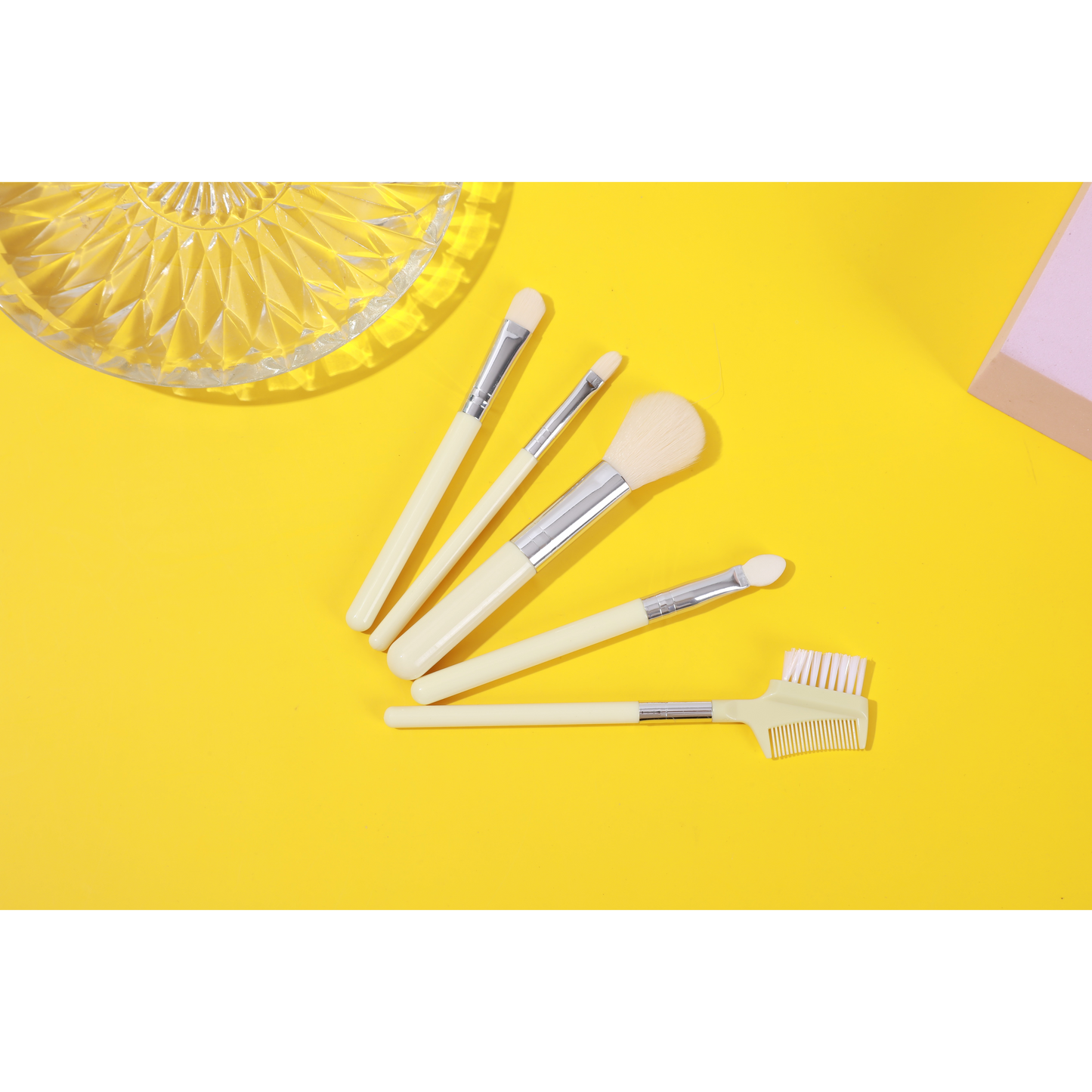 PxLook Makeup Brush 5PCS Set, best makeup brush set, makeup brush set of 5