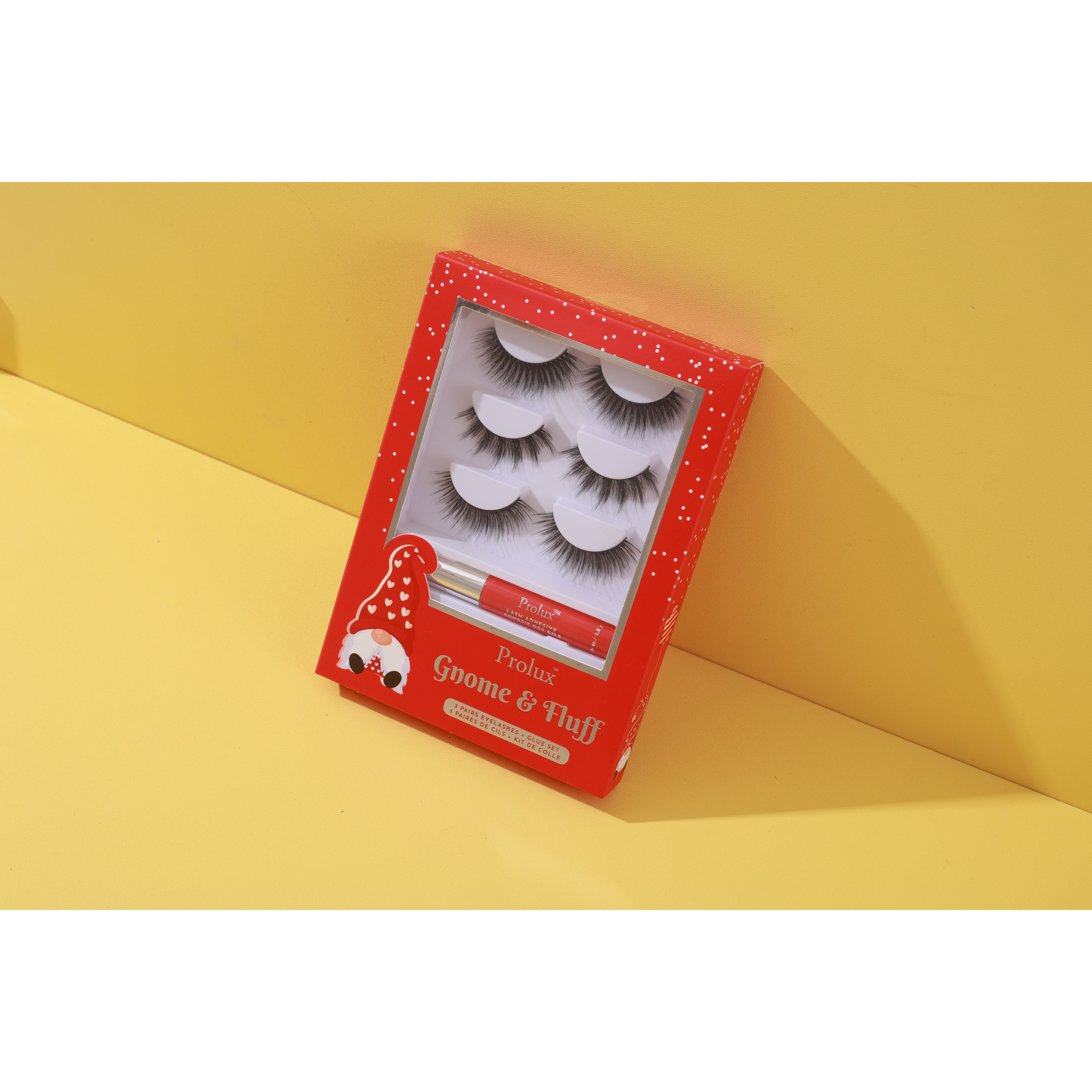 3 Pairs Eyelashes & Glue Set, volume lashes, volume lashes