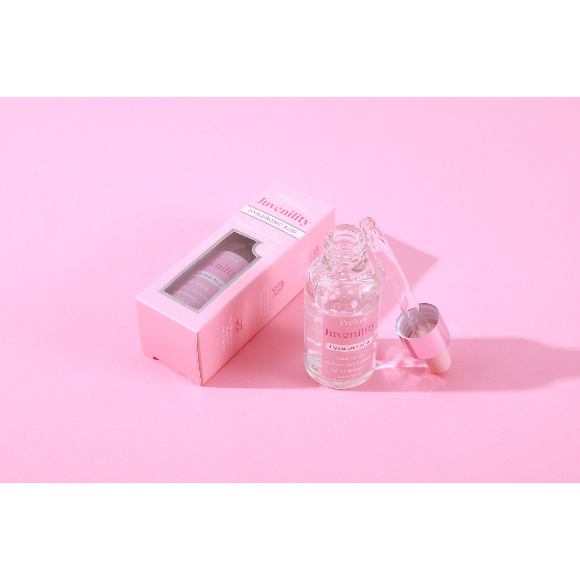 Prolux Juvenility Hyaluronic Acid Pearl Serum, face serum, anti wrinkle serum