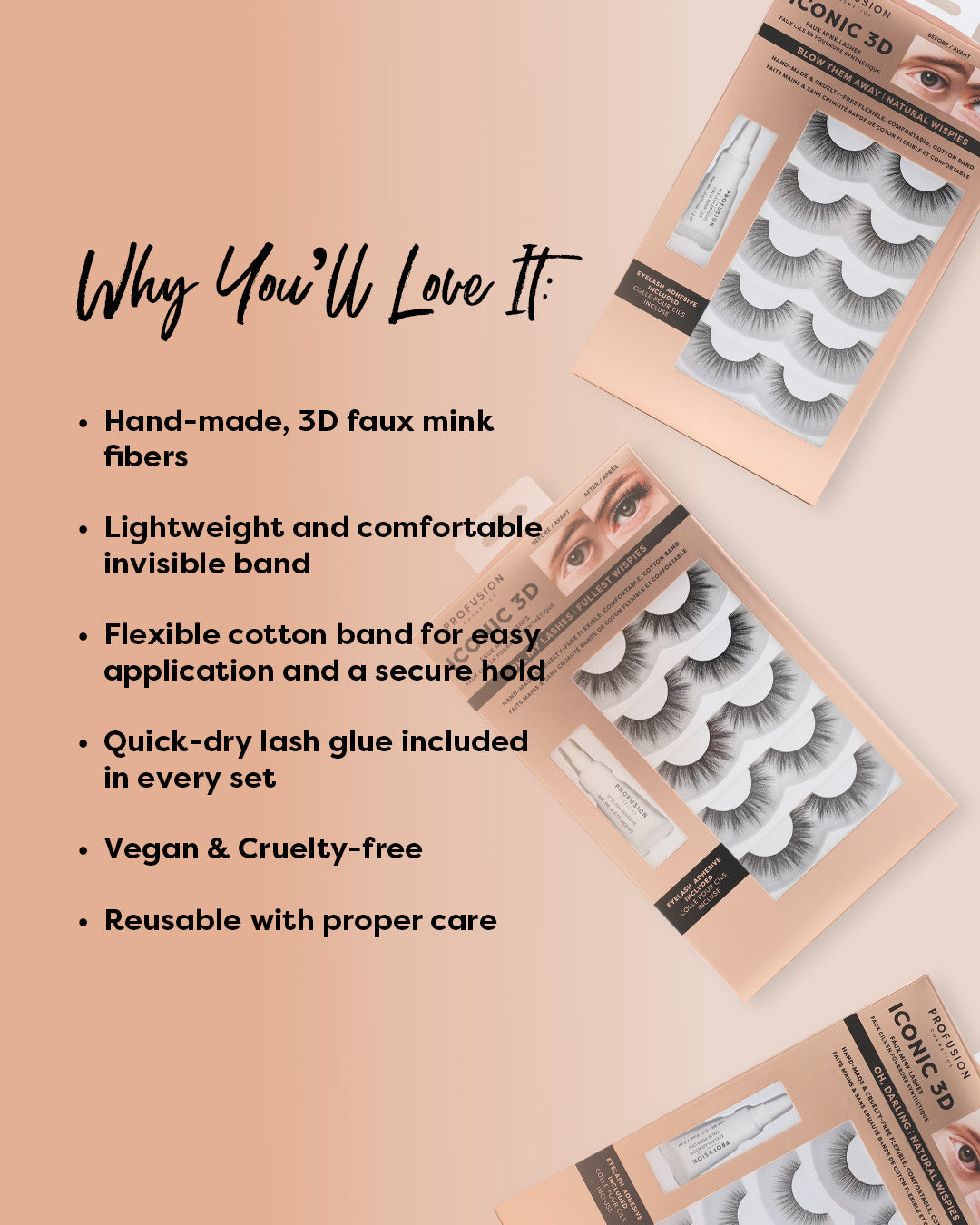 Iconic 3D Faux Mink Lashes