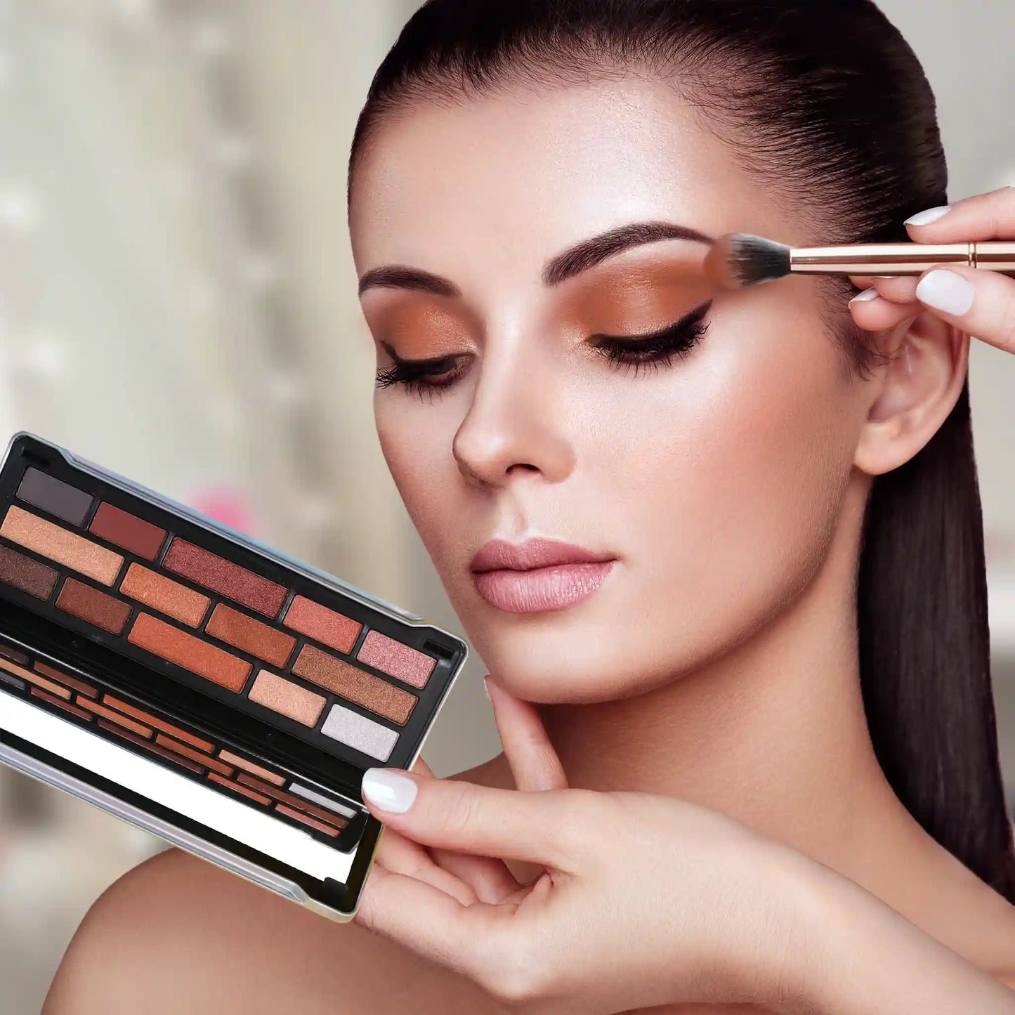 Prolux Millenial Eyeshadow Palette, best neutral eyeshadow palette, bright color eyeshadow palette, non toxic eyeshadow, best eyeshadow for sensitive eyes