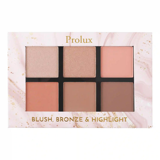 Prolux Blush Bronze Highlight Palette, best blush bronze highlight palette, blush bronze palette