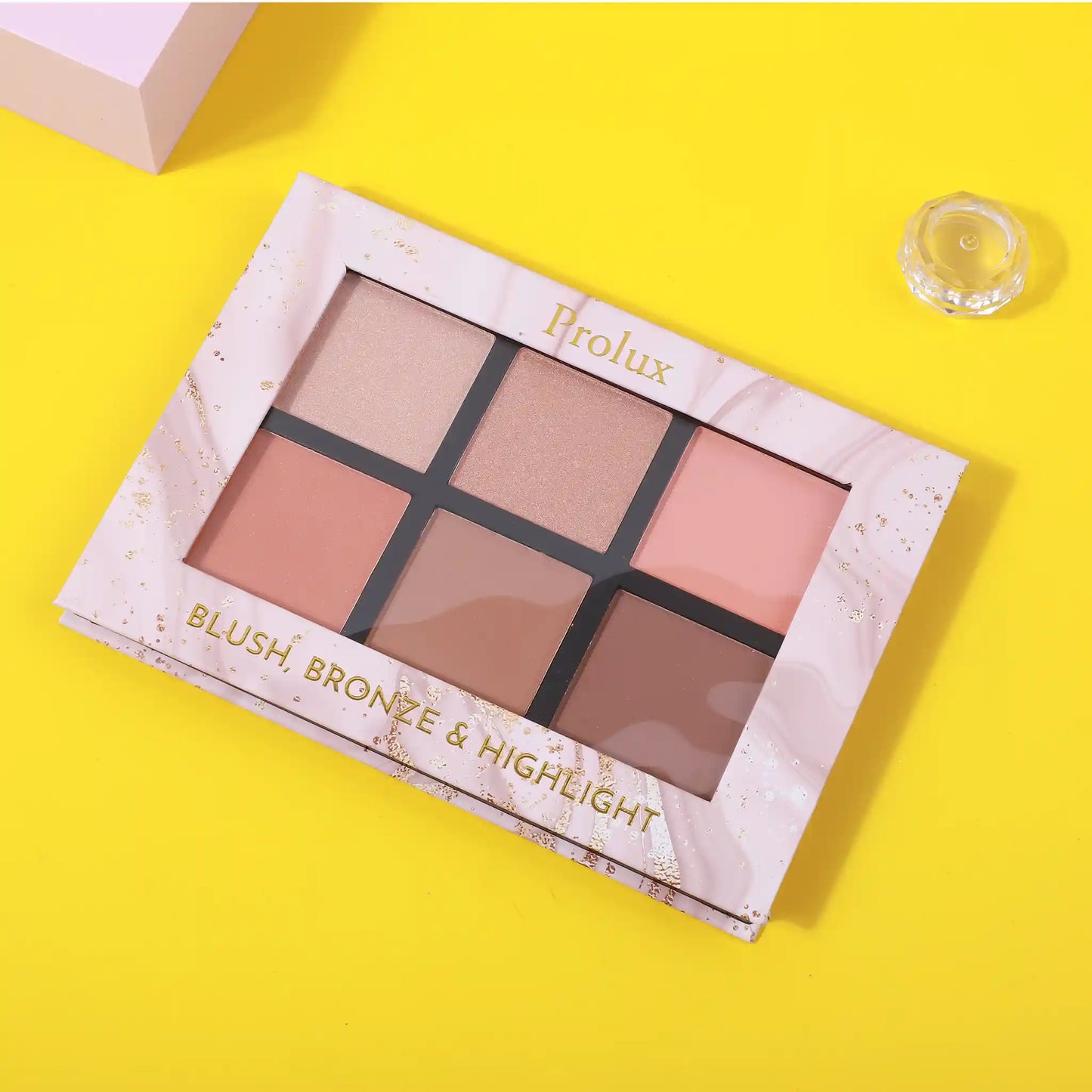 Prolux Blush Bronze Highlight Palette, best blush bronze highlight palette, blush bronze palette