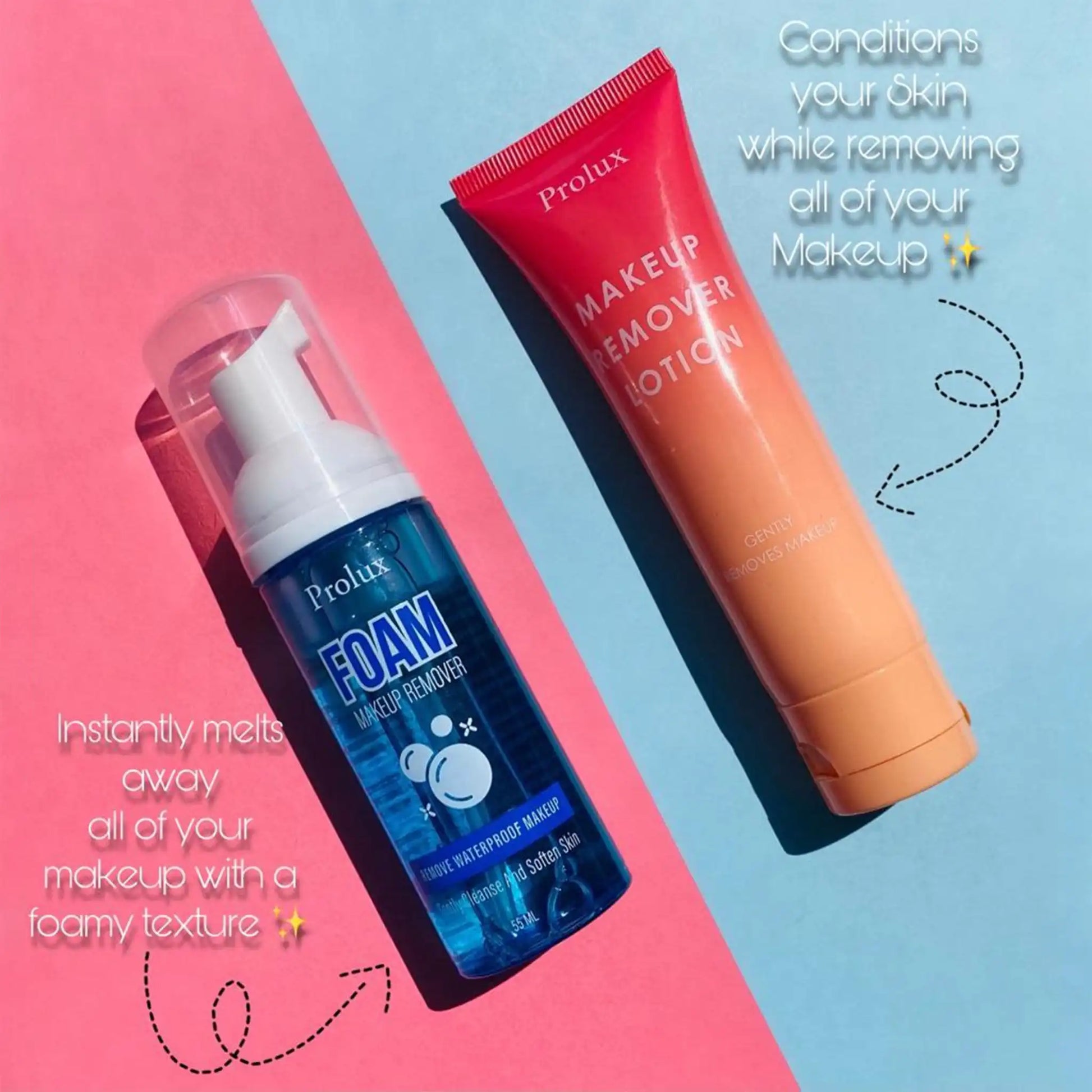 Prolux Makeup Remover Lotion, Makeup Remover Lotion, best gentle makeup remover, quick makeup remover