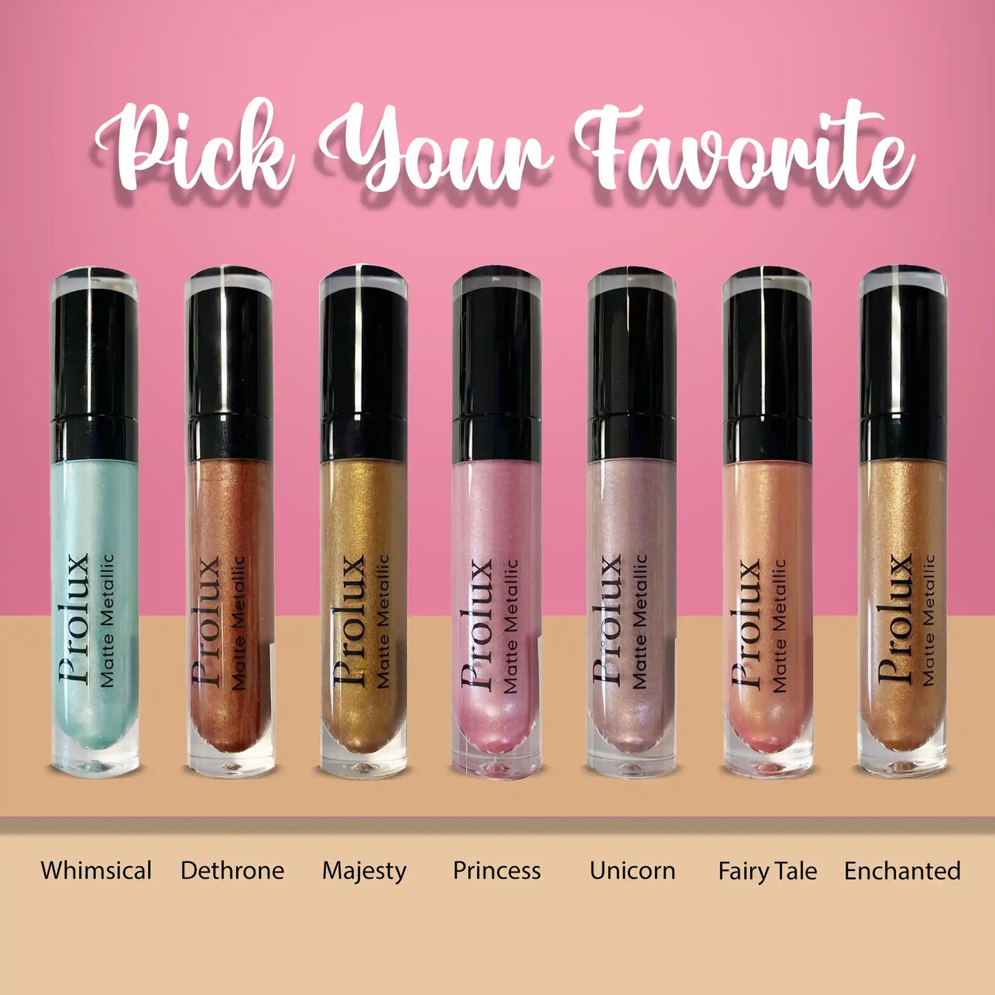 Prolux Matte Metallic Lip Gloss, best metallic lip gloss, matte lip gloss, matte lip gloss for dark skin
