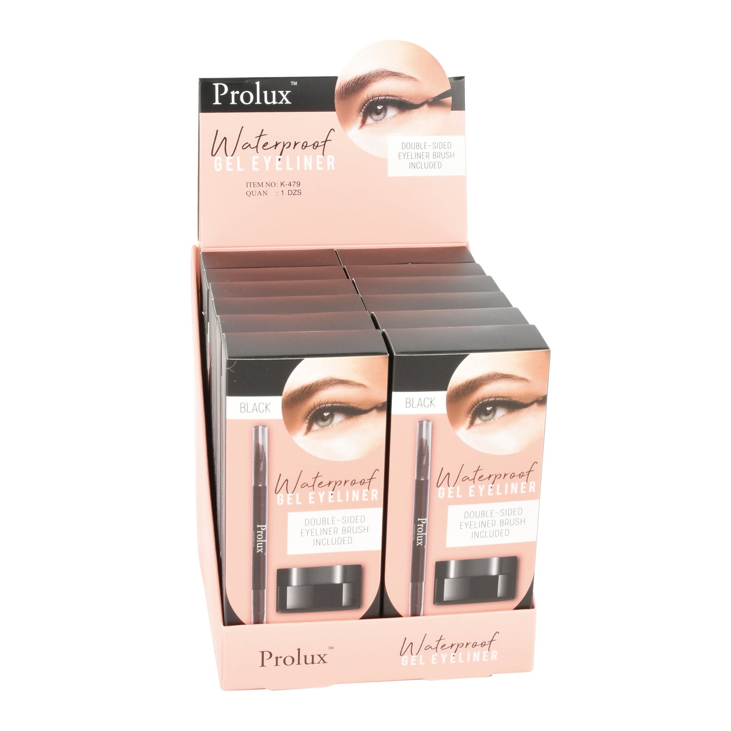 Prolux Waterproof Gel Eyeliner, best waterproof gel eyeliner, best gel eyeliner, black gel eyeliner