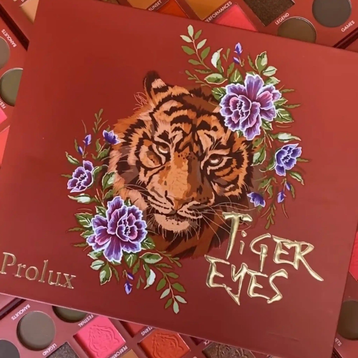Tiger Eyes Eyeshadow Palette, Compact Eyeshadow Palette, Portable Eyeshadow Palette, Blendable Eyeshadow Palette
