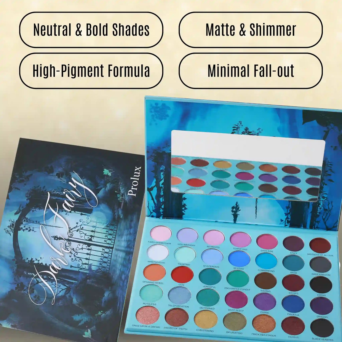 Dark Fairy Cool Eyeshadow Palette, best makeup eyeshadow palette