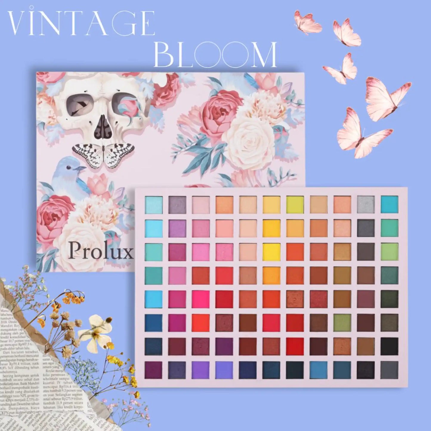 Vintage Bloom Eyeshadow Palette, best makeup eyeshadow palette, best eyeshadow palette, Vintage Eyeshadow Palette.