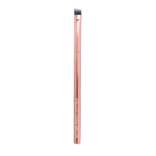 Prolux Rose Gold Angled Liner Brush, eyeliner brush, angled eyeliner brush, eyeliner makeup brush