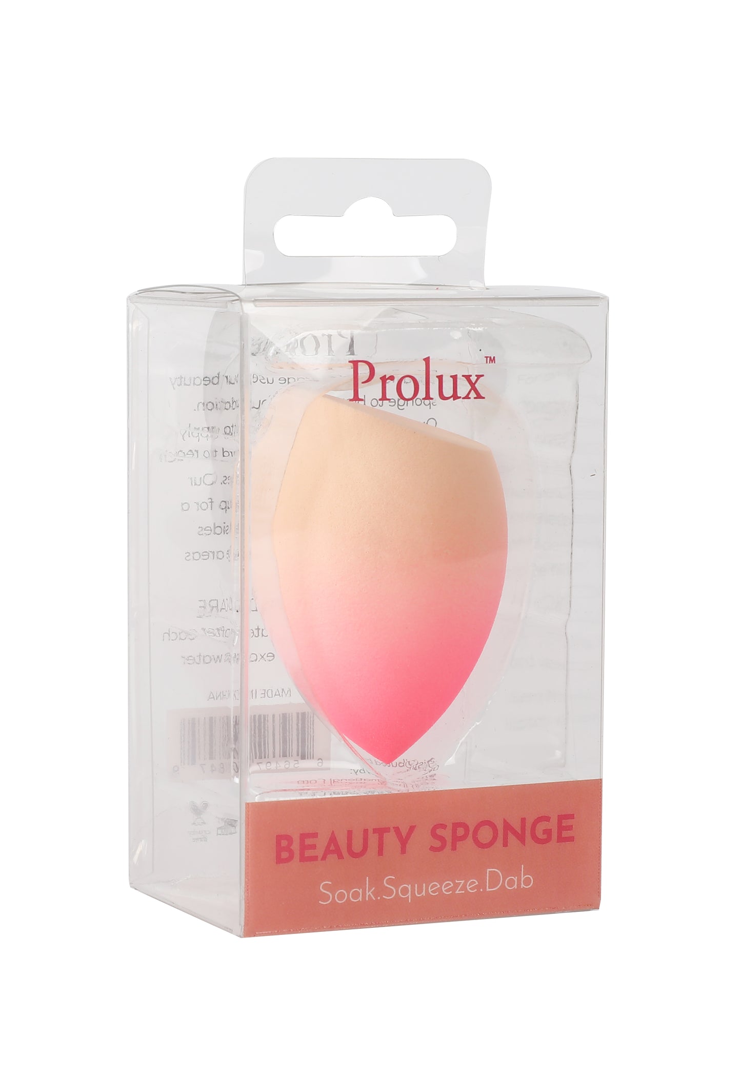 Prolux Beauty Sponge: Soak. Squeeze. Dab, blending sponge, makeup sponge, makeup blending sponge