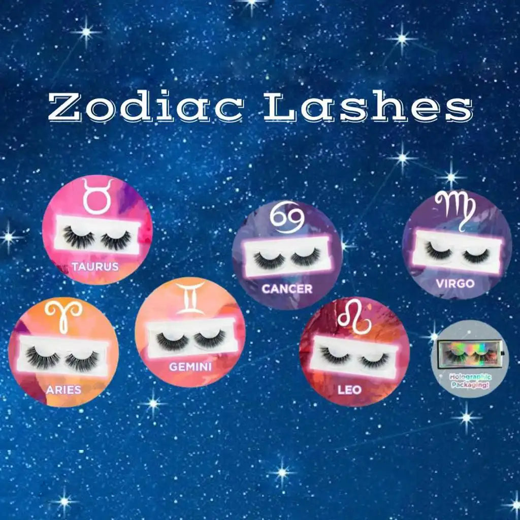 Zodiac Faux Mink Lashes Eyelashes, false eyelashes, lashes eyelashes
