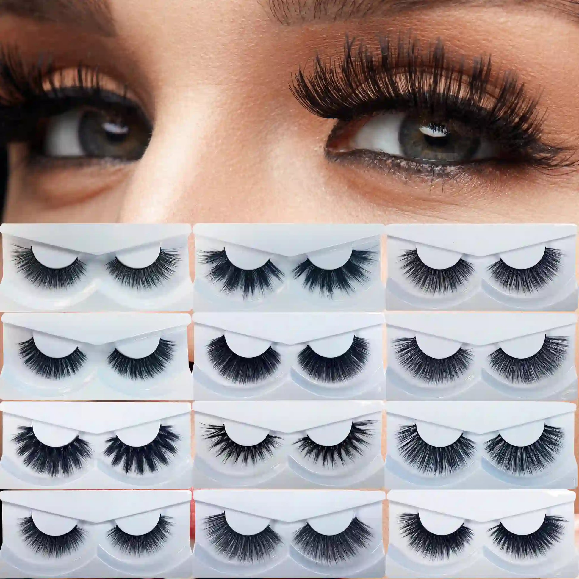 Faux Mink False Eyelashes, false eyelashes, lashes eyelashes