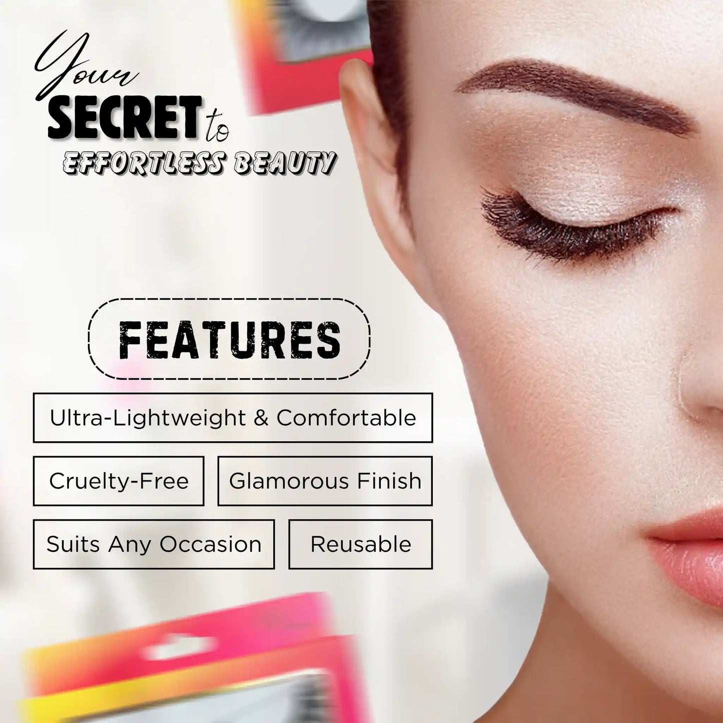 Faux Mink False Eyelashes, false eyelashes, lashes eyelashes