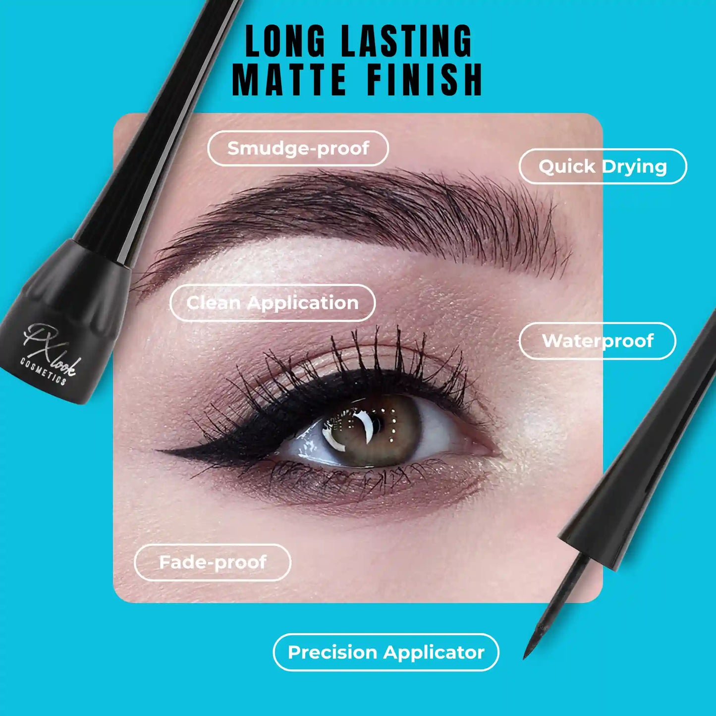 PxLook Matte Liquid Eyeliner, best matte liquid eyeliner