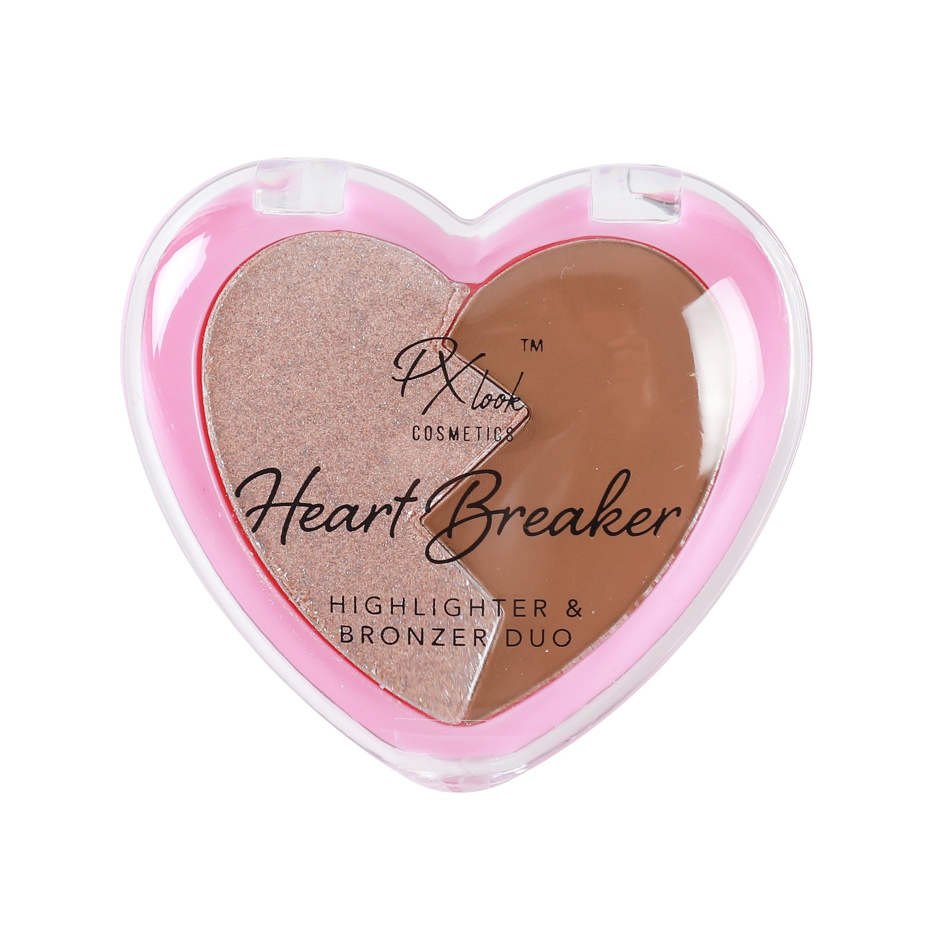 PxLook HeartBreaker Highlighter and Bronzer Duo, bronzer and highlighter duo