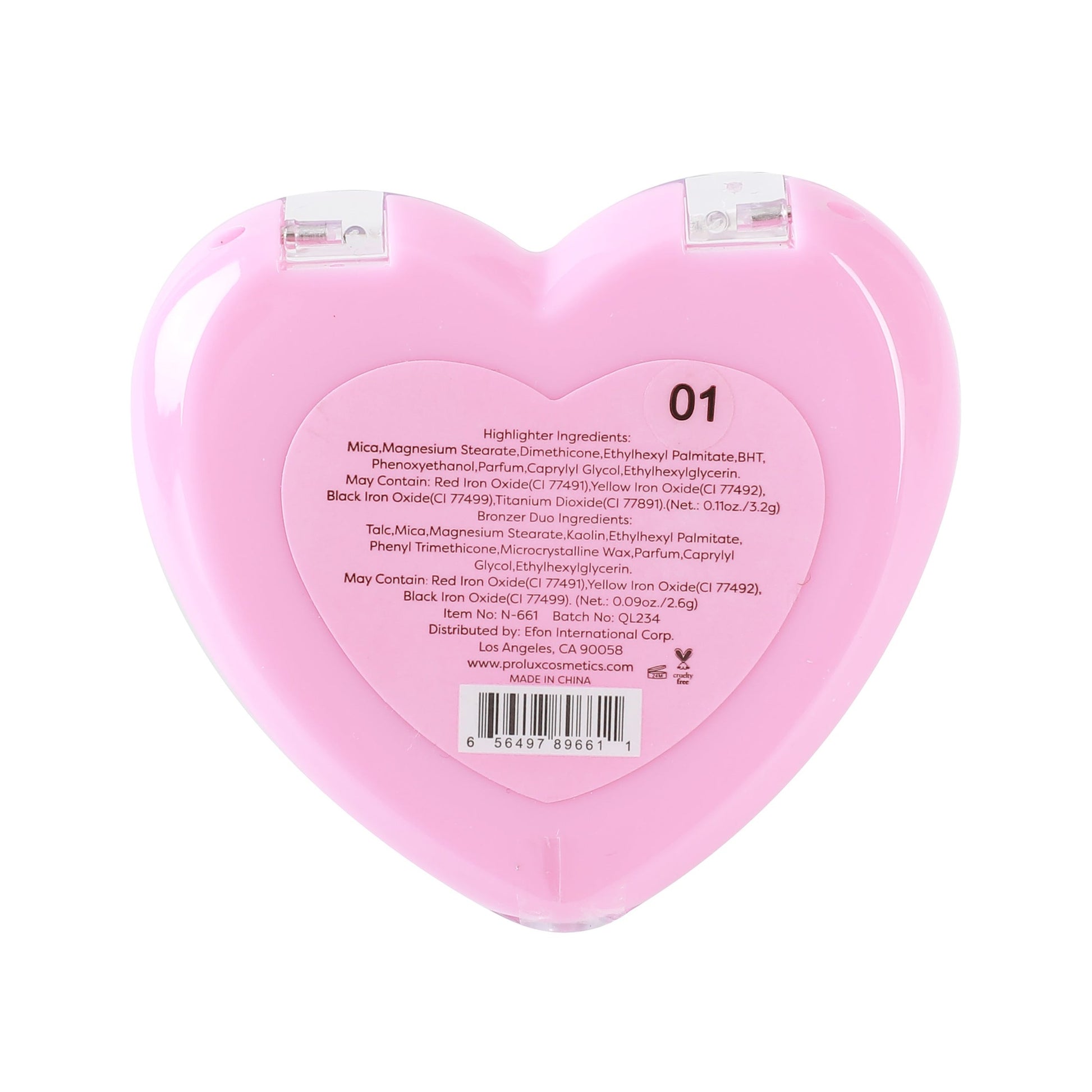 PxLook HeartBreaker Highlighter and Bronzer Duo, bronzer and highlighter duo