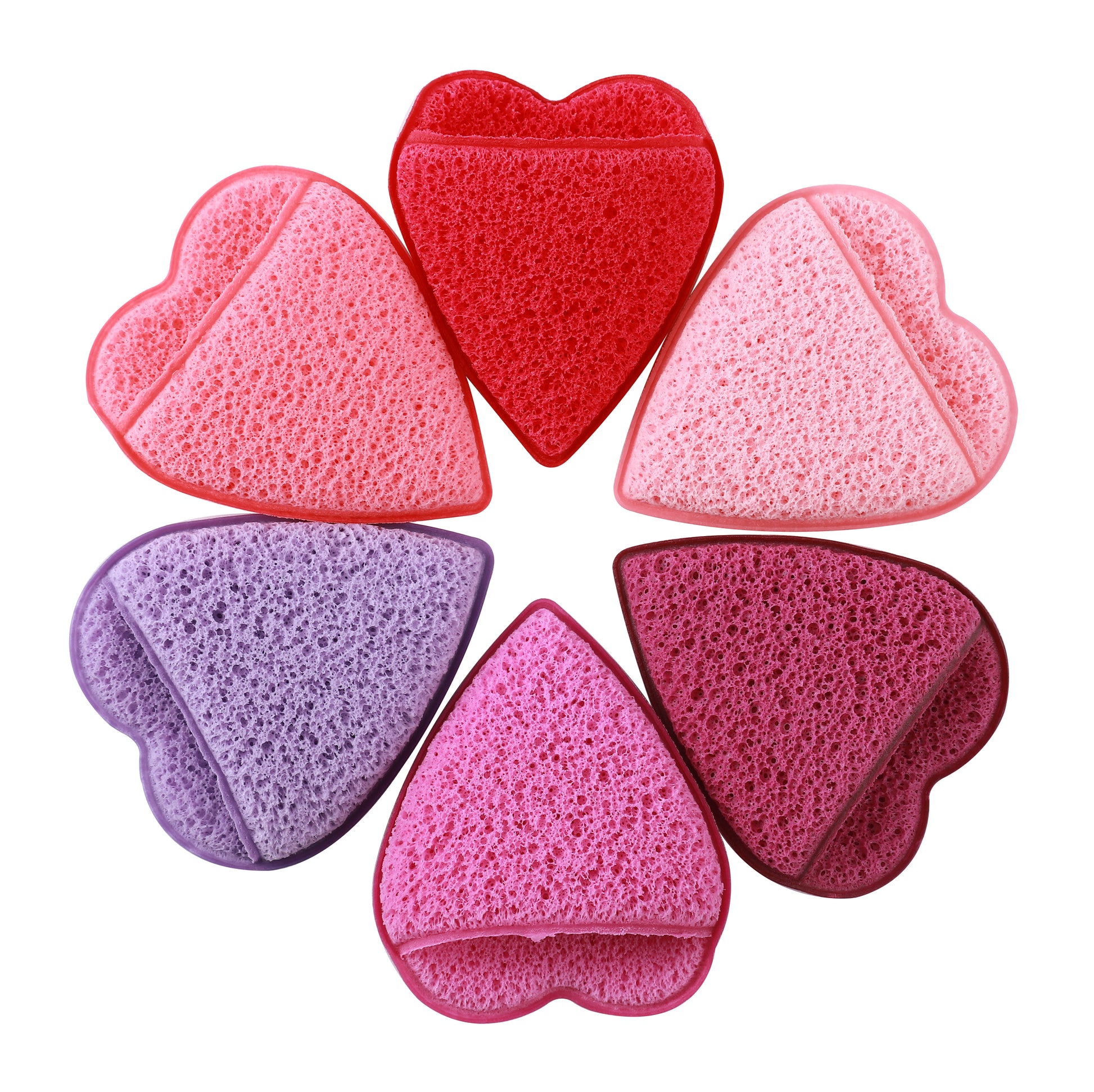 PxLook Love Scrubs Exfoliating Sponges, exfoliator sponge, exfoliating face sponge