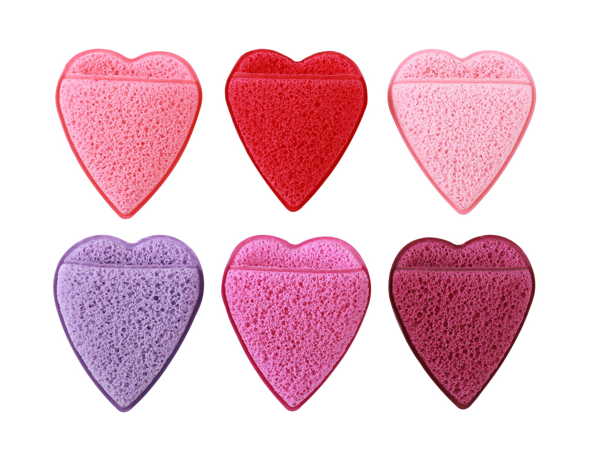 PxLook Love Scrubs Exfoliating Sponges, exfoliator sponge, exfoliating face sponge