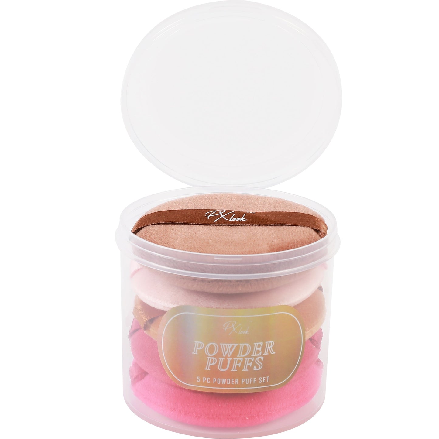 PxLook Powder Puffs 5pc Set, powder puffs, powder puff set, makeup powder puffs