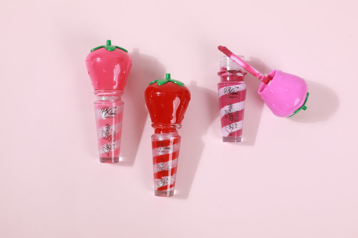 PxLook Strawberry Lip Gloss, scented lip gloss, hydrating lip gloss, best lip gloss