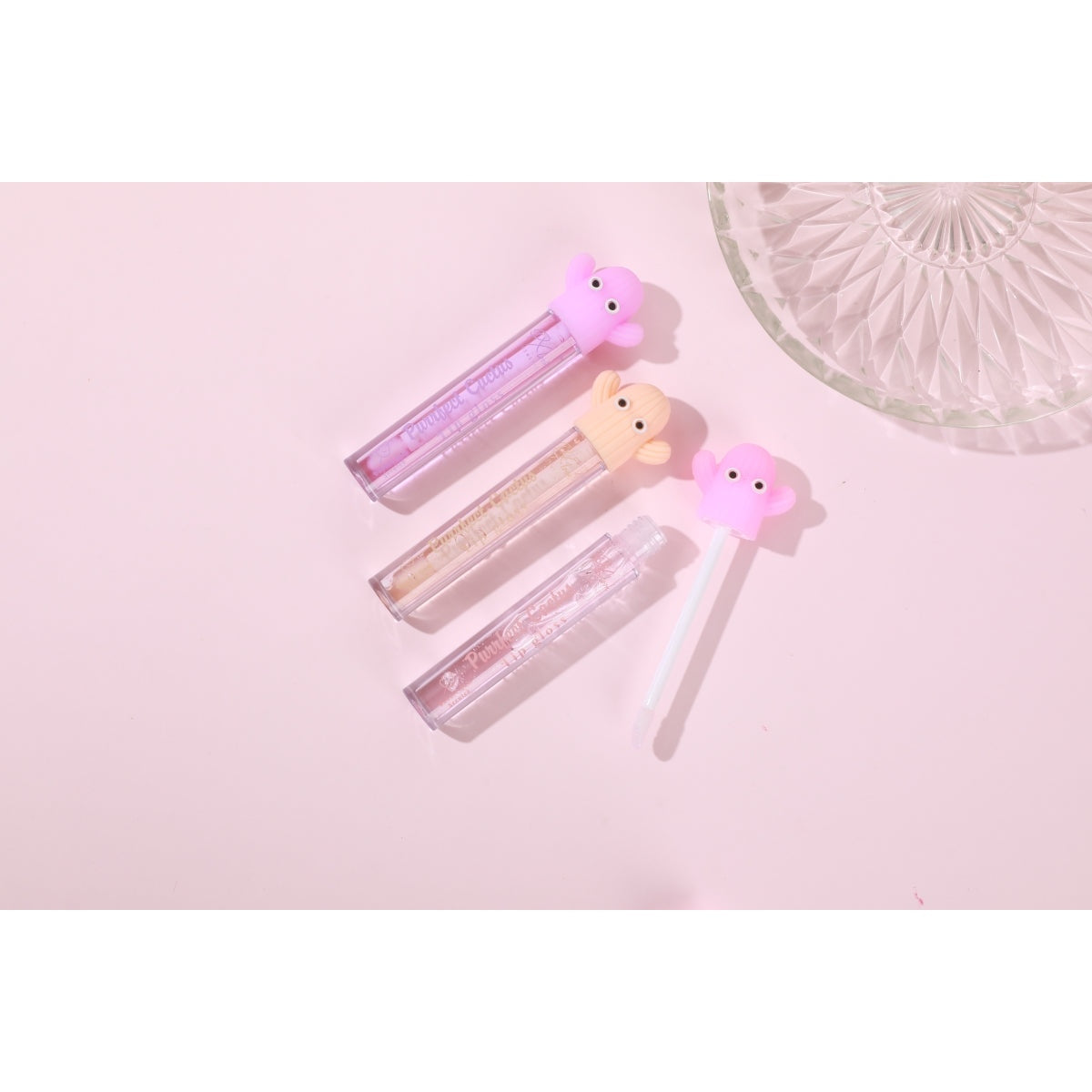 PxLook Purrfect Cactus Lip Gloss, scented lip gloss, best lip gloss, bubblegum lip gloss