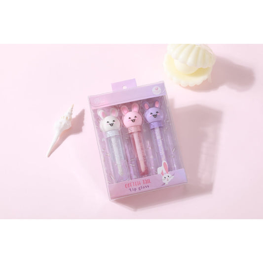 PxLook Cotton Tail Lip Gloss Set, scented lip glosses, best lip gloss, cotton candy lip gloss