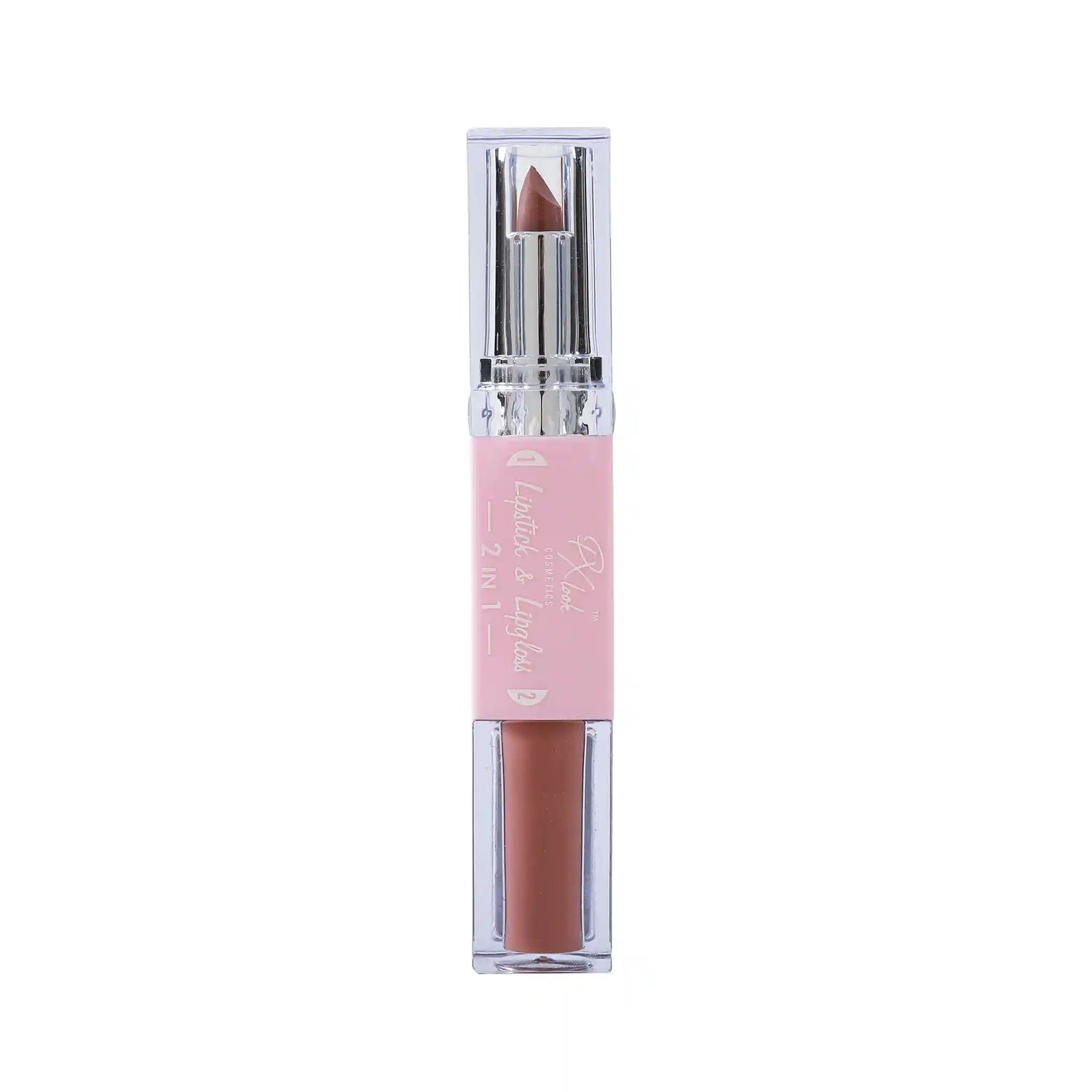2-in-1 Lipstick and Lip Gloss Combo, lipstick and lip gloss, lipstick and lip gloss combo, lipstick and lip gloss in one