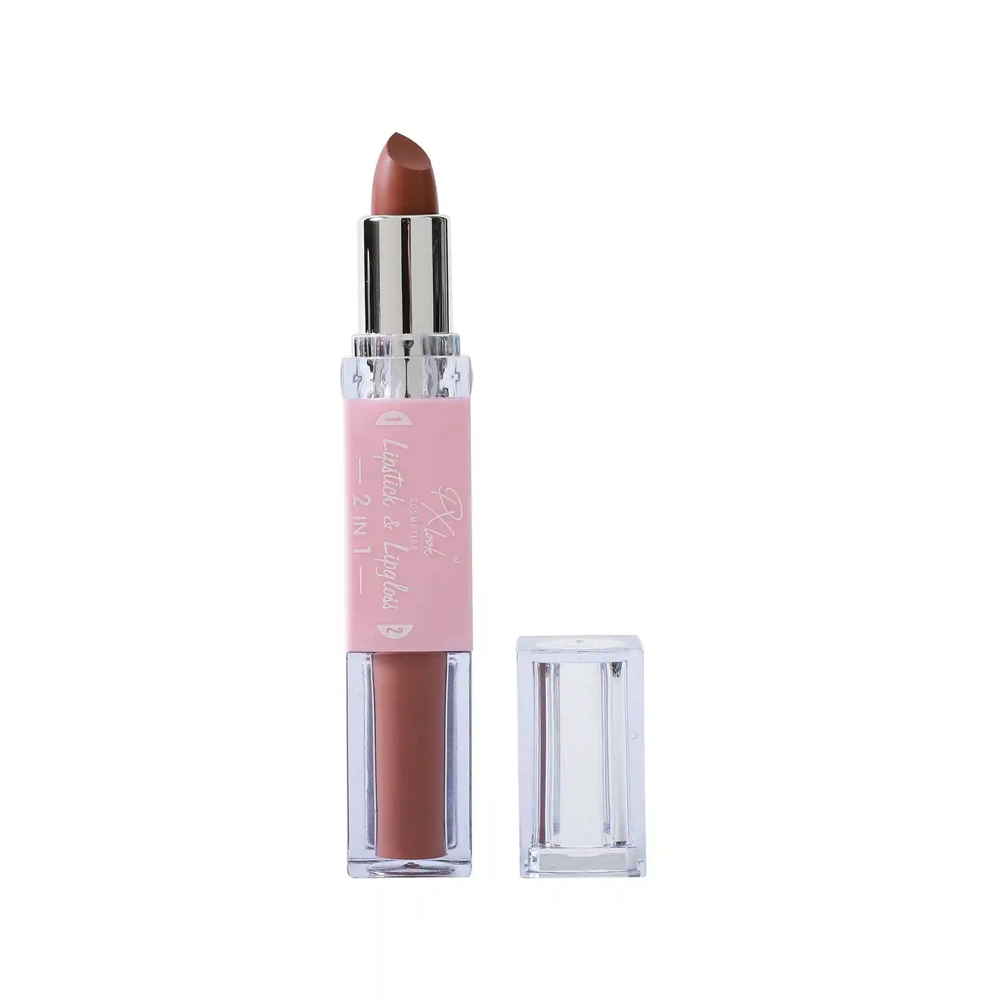 2-in-1 Lipstick and Lip Gloss Combo, lipstick and lip gloss, lipstick and lip gloss combo, lipstick and lip gloss in one