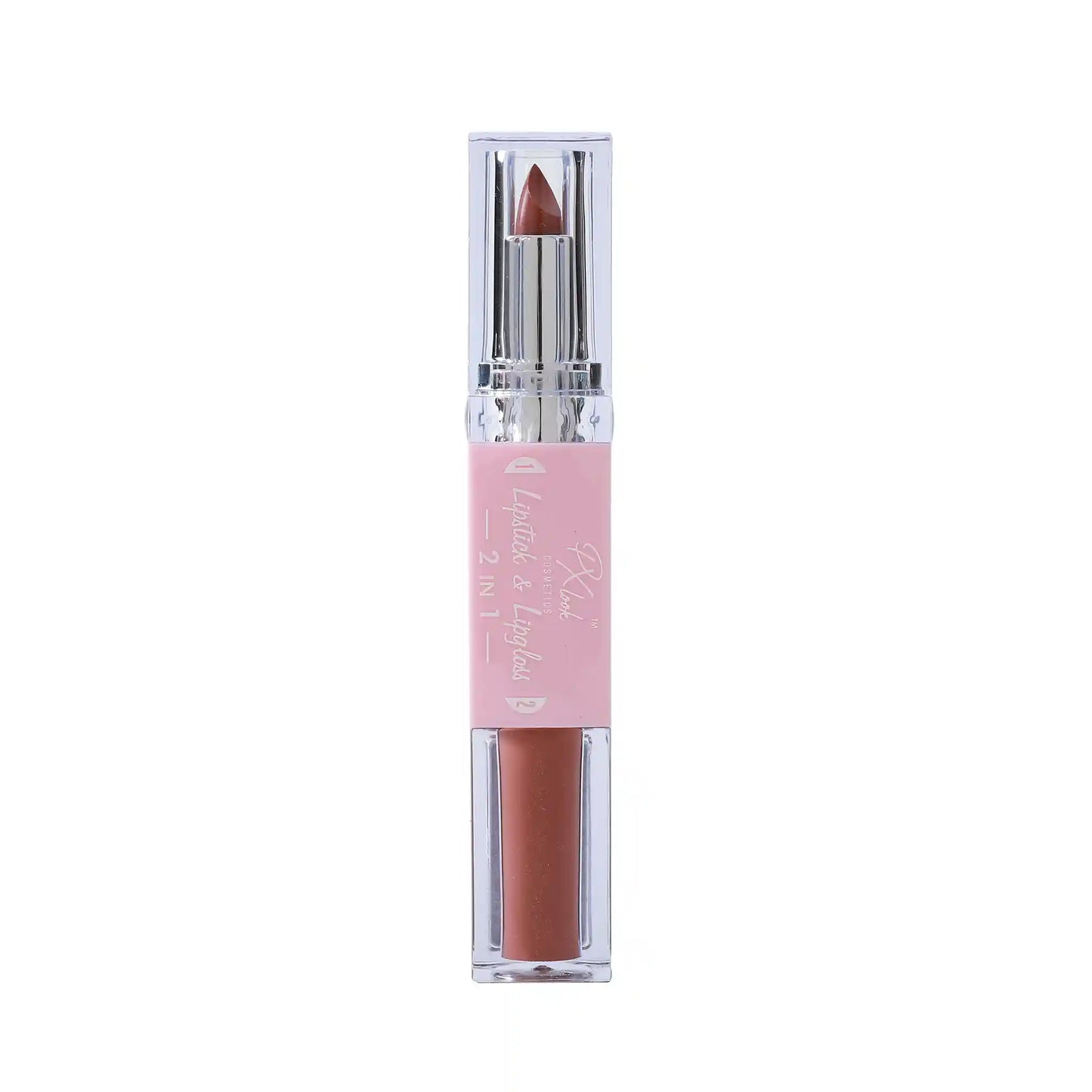 2-in-1 Lipstick and Lip Gloss Combo, lipstick and lip gloss, lipstick and lip gloss combo, lipstick and lip gloss in one