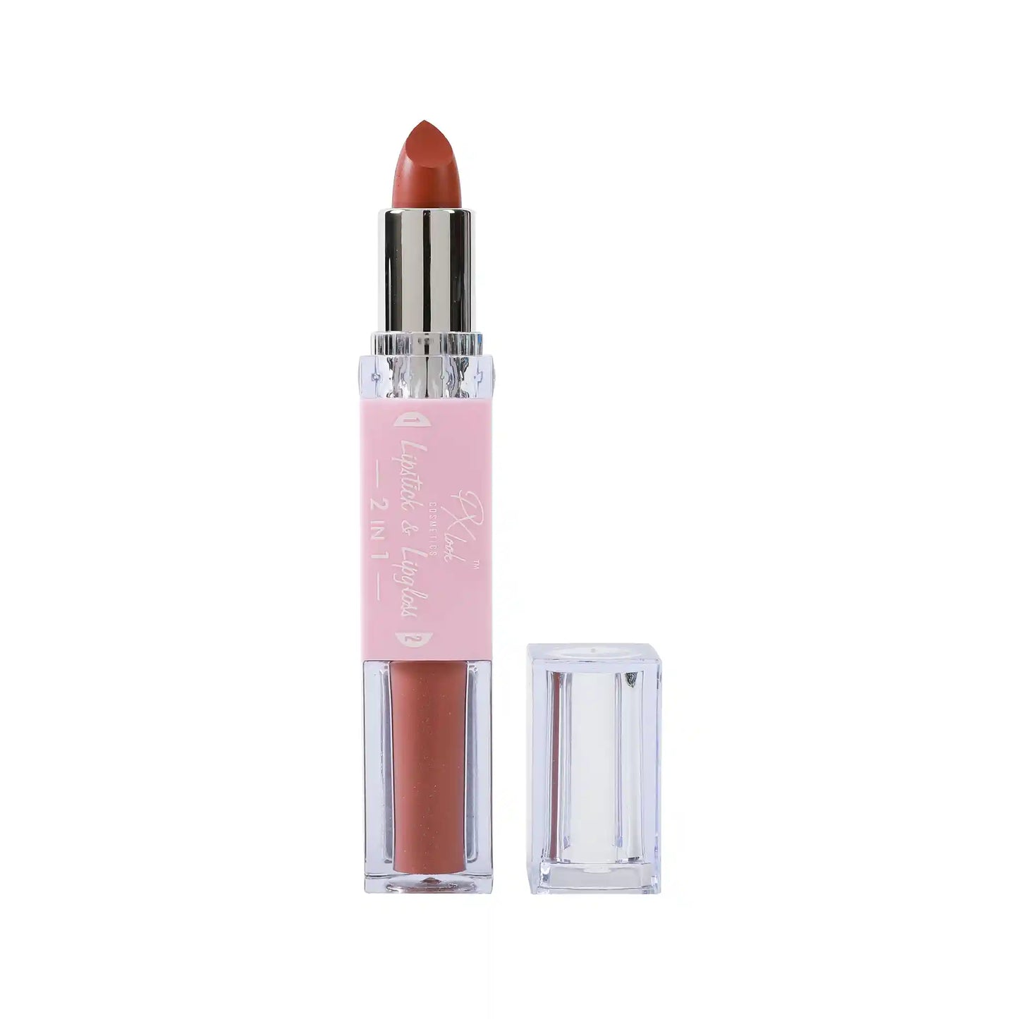 2-in-1 Lipstick and Lip Gloss Combo, lipstick and lip gloss, lipstick and lip gloss combo, lipstick and lip gloss in one